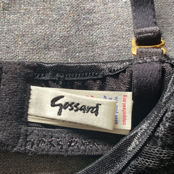 Gossard Sheer Bra-36B-Black-Bought in England-Washed, Never Worn - Picture 2 of 3